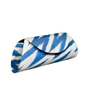 Handmade ikat style Clutch